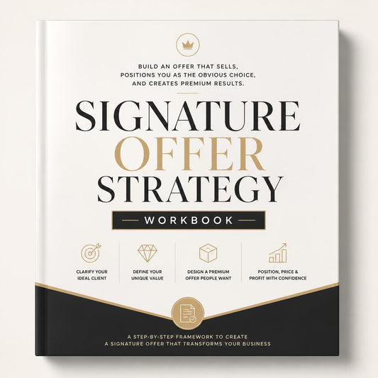 Signature Offer Strategy Workbook